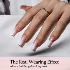 BTArtboxnails XCOATTIPS gel-like finish with natural look.