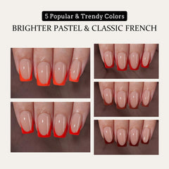 BTArtboxnails XCOATTIPS soft gel material comfortable fit on nails