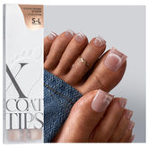 BTARTBOXNAILS XCOATTIPS toenail tips on display for at‑home pedicures