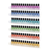 BTremary acrylic shelves nail-polish rack 6-tier overview for easy color matching