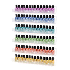 BTremary acrylic shelves nail-polish rack 6-tier overview for easy color matching