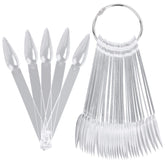 BTYMS 160Pcs nail swatch sticks with clear display for easy color selection