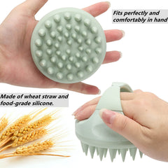 BTYMS massager used during shampoo application for root cleansing