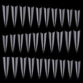 BTYMS stiletto nail tips in a 600-piece clear bag for easy acrylic set.