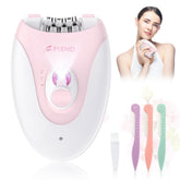 Bubbacare epilator front view showcases compact design for easy at-home hair removal.