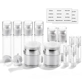 Bubimon airless pump jar collection for organized travel-ready cosmetics