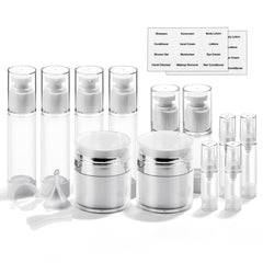 Bubimon airless pump jar collection for organized travel-ready cosmetics