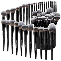 Bueart Design 32pcs brush set with large dust-free holder for organized routine