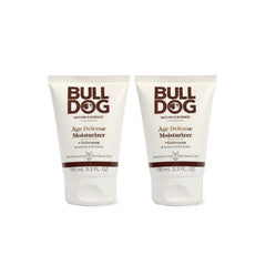 BULLDOG Age Defense Moisturizer duo bottles front view for daily anti-aging care