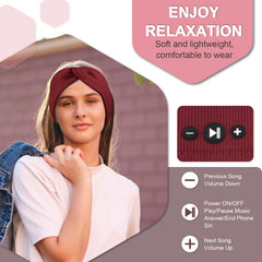 BULYPAZY headband headphones used for sports and workouts enabling hands-free listening.