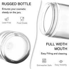 Bumobum 60 ml jar with secure screw lid, leakage-free storage.