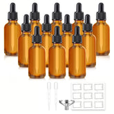 Bumobum 1oz amber glass dropper bottle shields essential oils from light for longer freshness.
