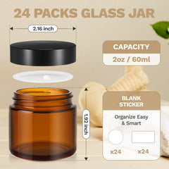 Bumobum sample-jar for skincare and cosmetics, ideal for mini-sized trials and gift sets.