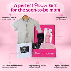 Bump Boxes relax bath soak bottle for calm evenings and swelling relief with pregnancy-safe minerals