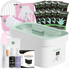 BUMPLYBEE paraffin wax machine front view shows sleek white unit with precise temperature control.