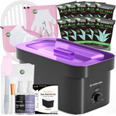 BUMPLYBEE paraffin wax machine in black front view for at-home spa warmth and relaxation