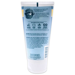 Burt's Bees Cooling Shave Cream foam application for a cool, comfortable shave.