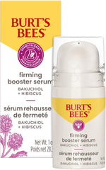 Burt's Bees firming facial serum bottle for daily use.