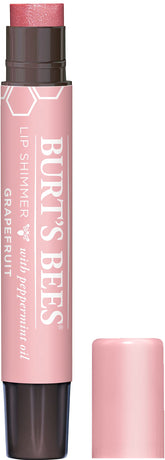 Burt's Bees Grapefruit Lip Shimmer tube with natural tint and everyday moisture.