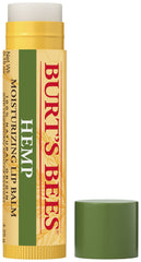 Burts Bees Hemp Lip Balm packaging shot emphasizes compact packaging.