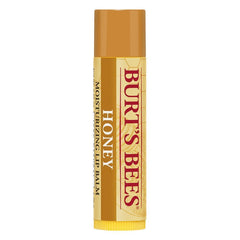 Burt's Bees Honey Moisturizing Lip Balm pack shot shows a 12-pack ready for daily lip care.
