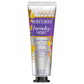 Burt's Bees Lavender and Honey Hand Cream tube shows rich moisture for soft hands