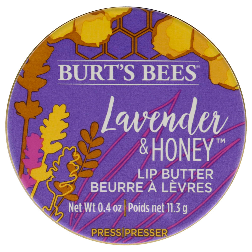 Burt's Bees Lavender and Honey Lip Butter tube for smooth, comfortable lips.