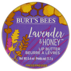 Burt's Bees Lavender and Honey Lip Butter tube for smooth, comfortable lips.