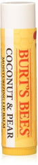 Burt's Bees Lip Balm Coconut & Pear pack of 4 tubes for on-the-go moisture.