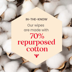 Burt's Bees Purifying Towelettes made from repurposed cotton highlights sustainability