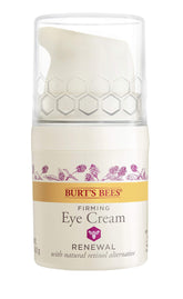 Burt's Bees Renewal Eye Cream hibiscus-apple complex hydrates and smooths the eye area.