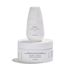 Bushbalm Bermuda dark spot oil bottle—brightens and softens skin.