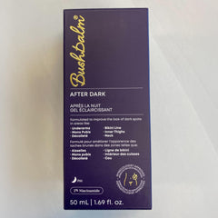 Bushbalm Brightening Gel tube in use for even-toned skin.
