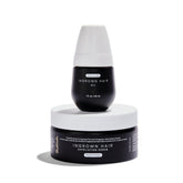 Bushbalm Sweet Escape oil bottle showcases post-shave hydration for smooth skin.