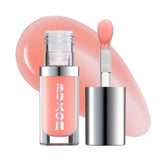 Buxom Full-On Glossy Lip Oil White Russian bottle highlights luxe shine and all-day hydration.