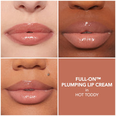 Buxom Hot Toddy swatch reveals creamy, shimmer-free color and subtle depth.