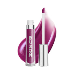 BUXOM Full-On Jane close-up gloss swatch shows high-shine plump appearance