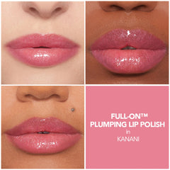 Buxom Kanani swatch close-up shows shimmering high-shine finish.