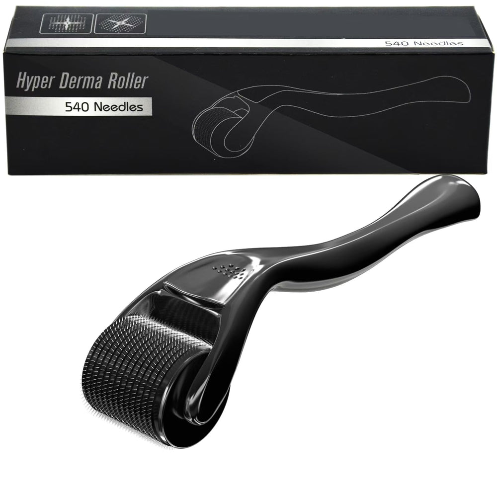 Bvcalacrity microneedling roller front view for precise at-home beard and skin care.