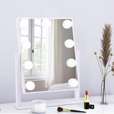 BWLLNI lighted makeup mirror front view for full-face makeup in bright illumination
