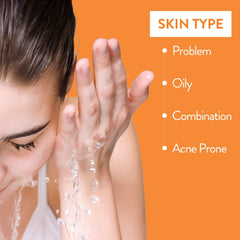 By Nature Vitamin C Turmeric Gel Cleanser foam lather demonstrates light, oil-control cleansing.