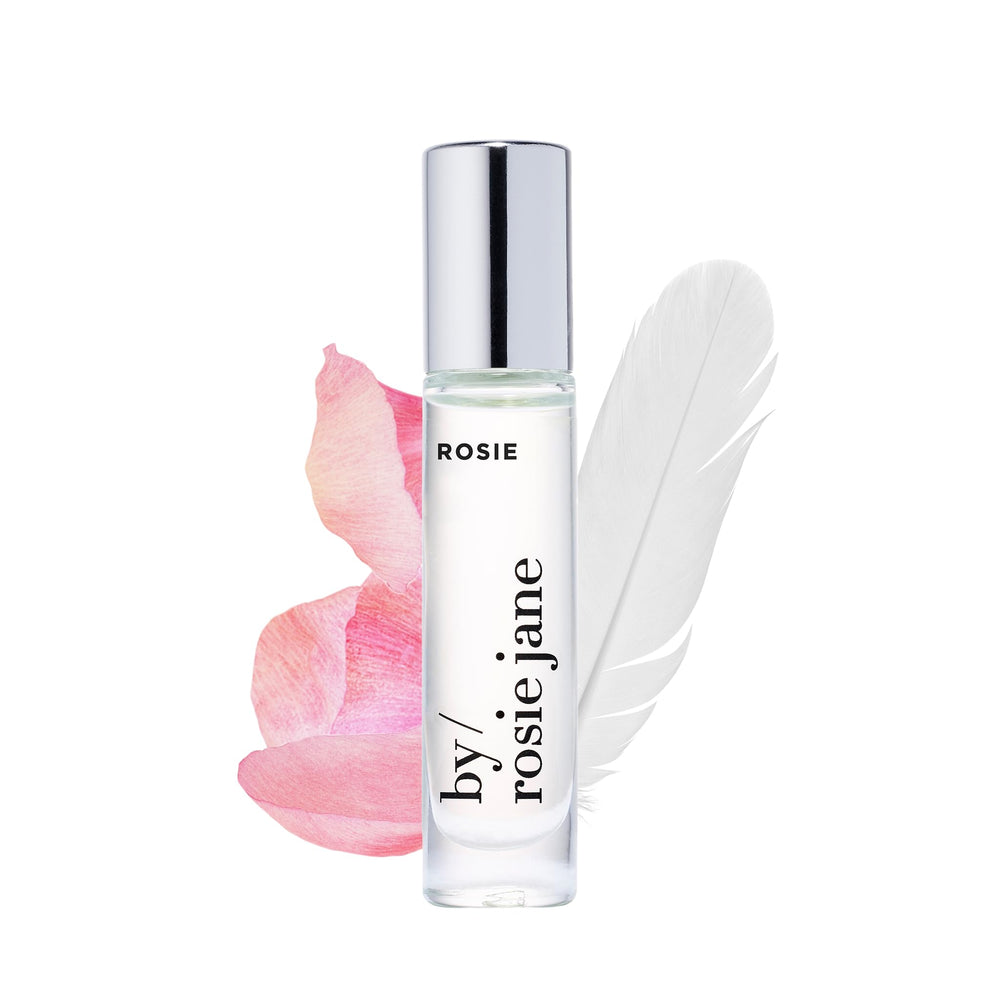 By Rosie Jane Rosie perfume oil bottle, compact travel size for on-the-go fragrance.