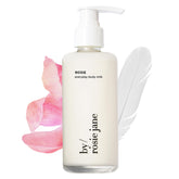 By Rosie Jane Everyday Body Milk Rosie bottle pour shows quick absorption and hydration