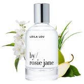 By Rosie Jane Leila Lou bottle front, clean fragrance for daily wear