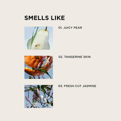 By Rosie Jane Leila Lou pear jasmine tangerine notes, fresh daytime scent