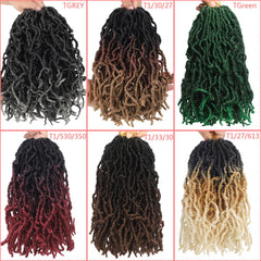 Bylatt pre-looped crochet hair 12in eases installation with gentle skin-friendly comfort.