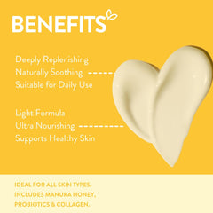 By Nature collagen-probiotics swirl shows plumpness and balanced skin.