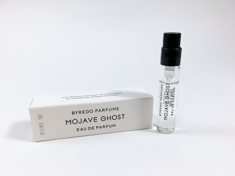 Byredo Mojave Ghost sample bottle for portable discovery and gifting.