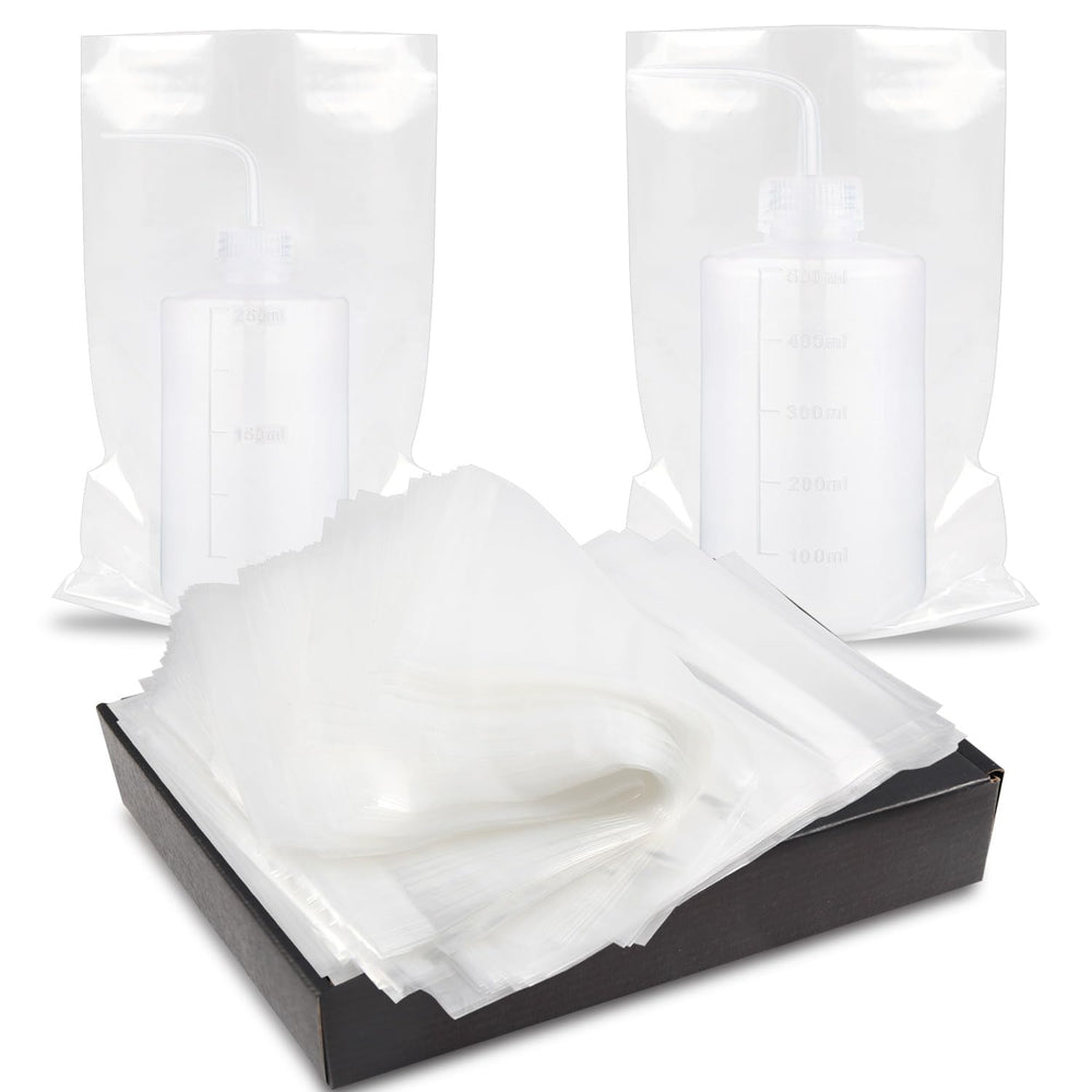 bysiter tattoo bottle bags clear packaging shows liquid level for easy monitoring