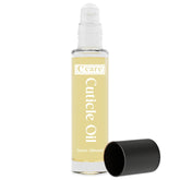 C CARE Sweet Almond Cuticle Oil bottle showing spill-proof roll-on design for precise hydration.
